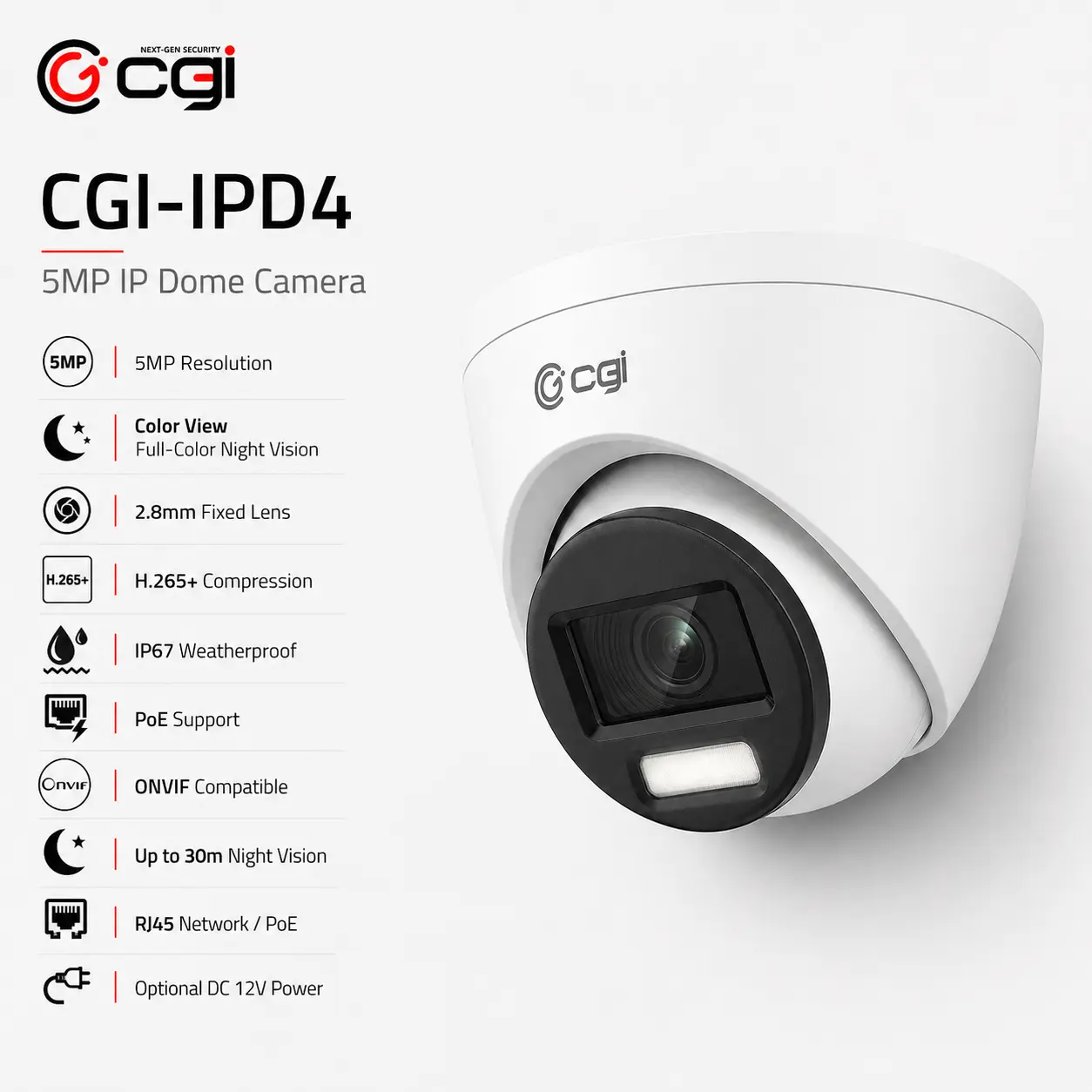 IP CAMERA D4 5MP DOME